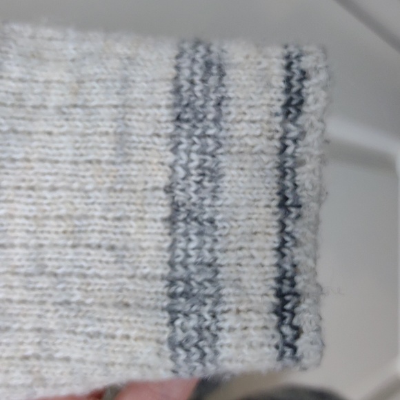 Lucky Brand Womens Tribal Aztec Black Ivory Gray Print Open Front Drape Cardigan - Picture 4 of 11